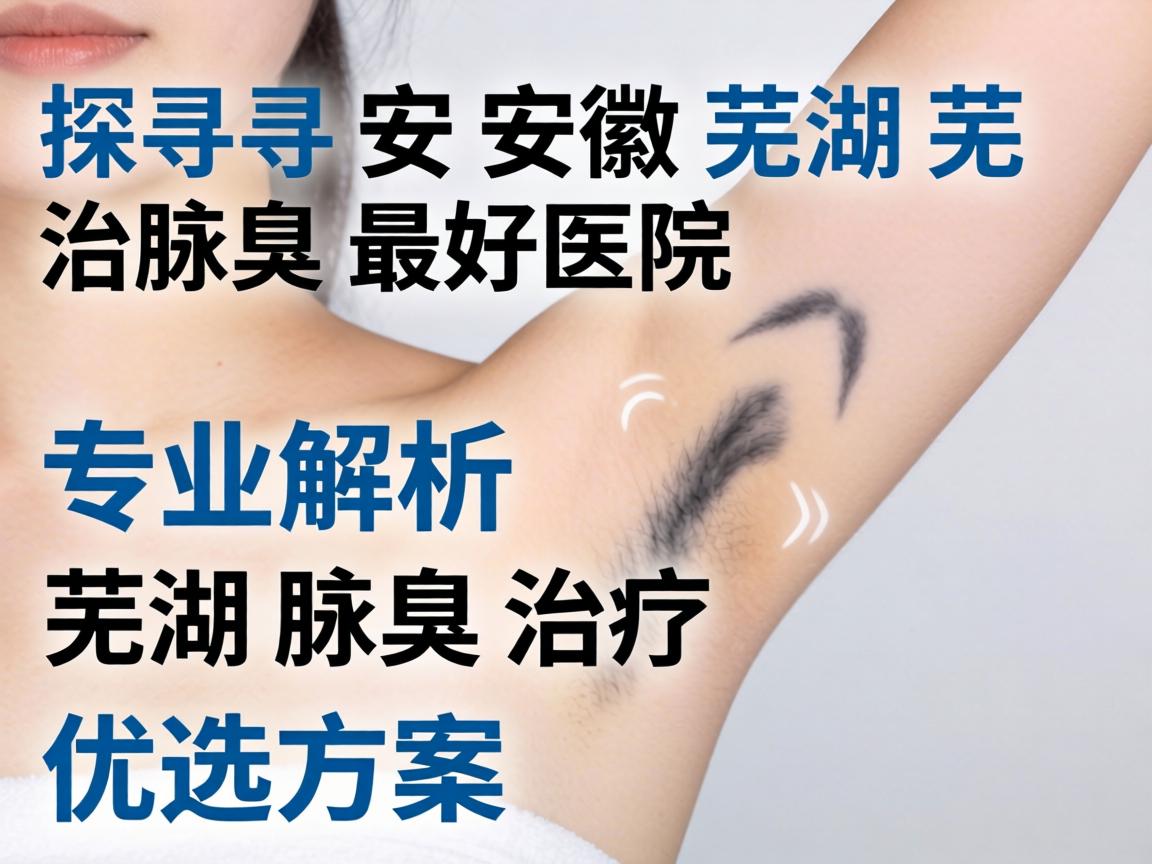 探寻安徽芜湖治腋臭最好医院，专业解析芜湖腋臭治疗优选方案