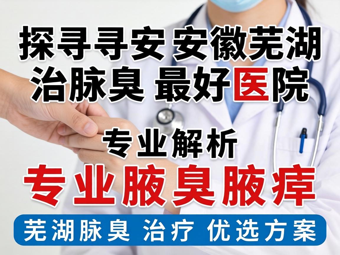 探寻安徽芜湖治腋臭最好医院，专业解析芜湖腋臭治疗优选方案