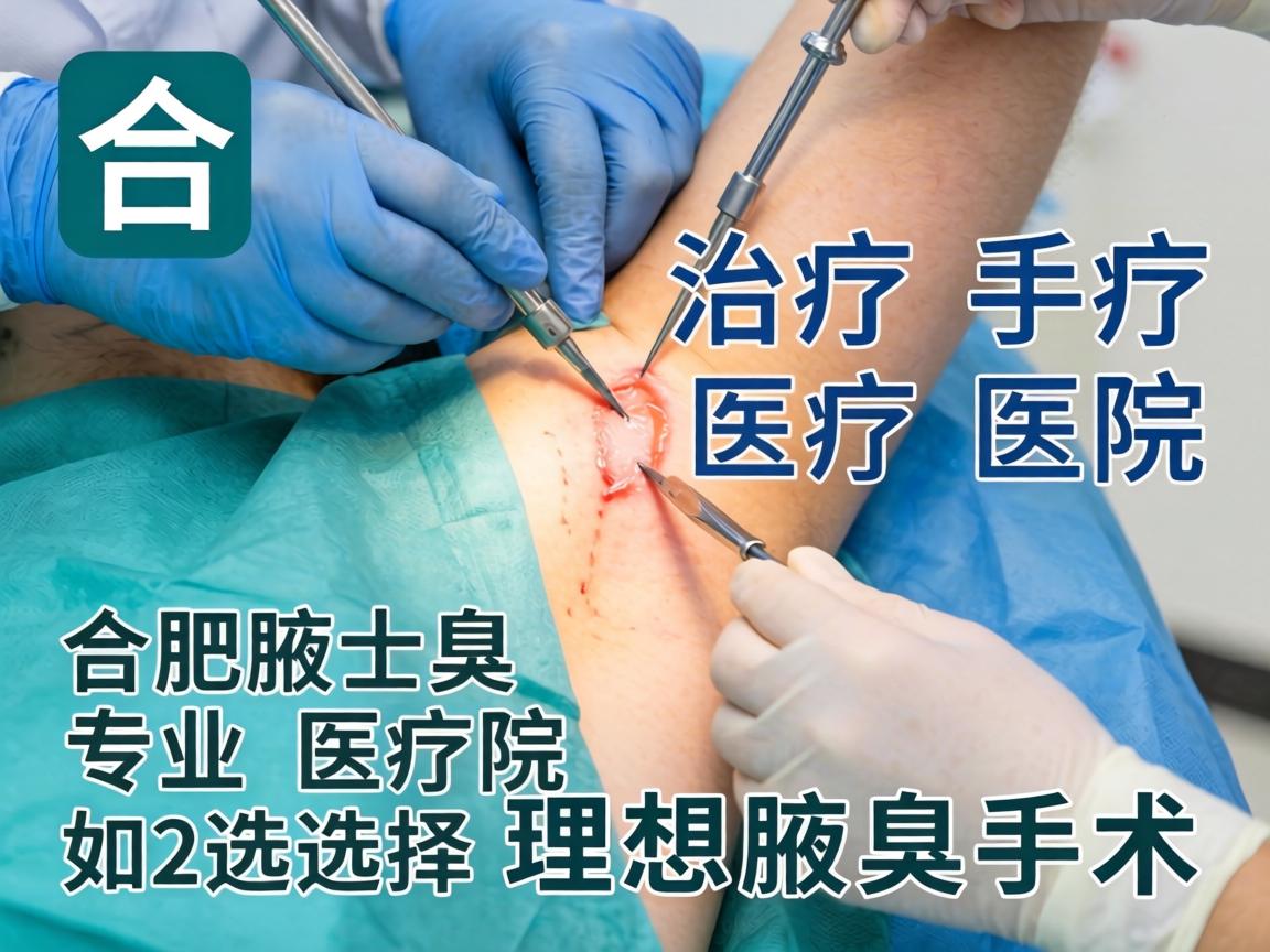 合肥腋臭手术治疗医院解析，专业医院如何选择理想腋臭手术