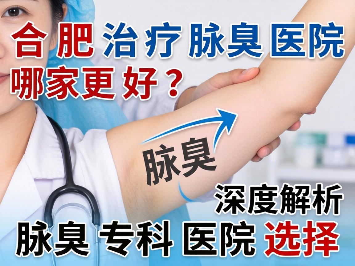 合肥治疗腋臭医院哪家更好？深度解析腋臭专科医院选择