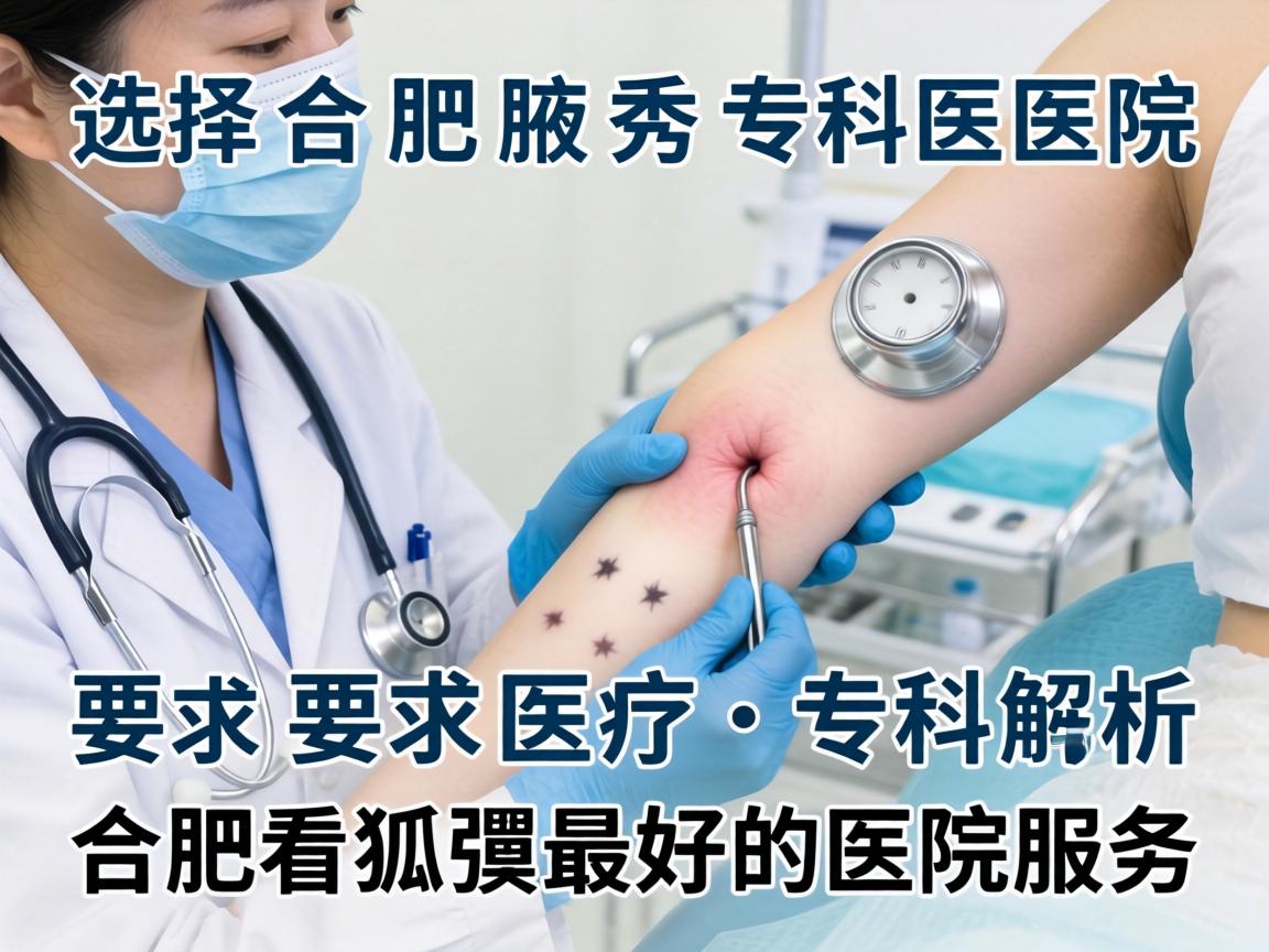 选择合肥腋秀专科医院，解析合肥看狐臭最好的医院服务