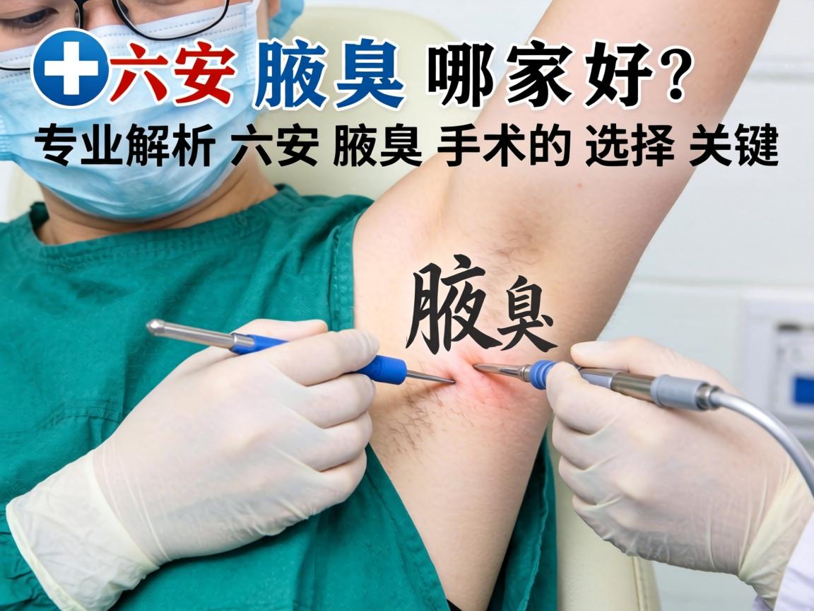 六安腋臭手术哪家好？专业解析六安腋臭手术的选择关键