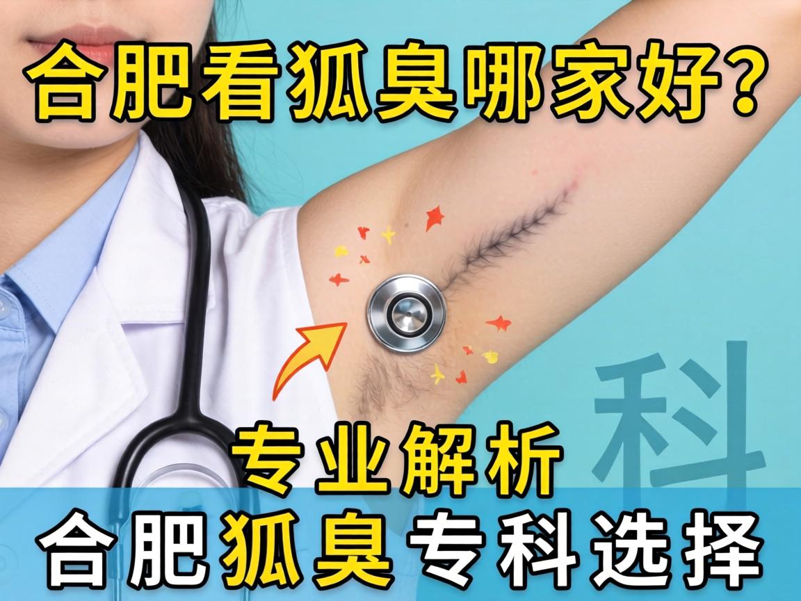 合肥看狐臭哪家好？专业解析合肥狐臭专科选择