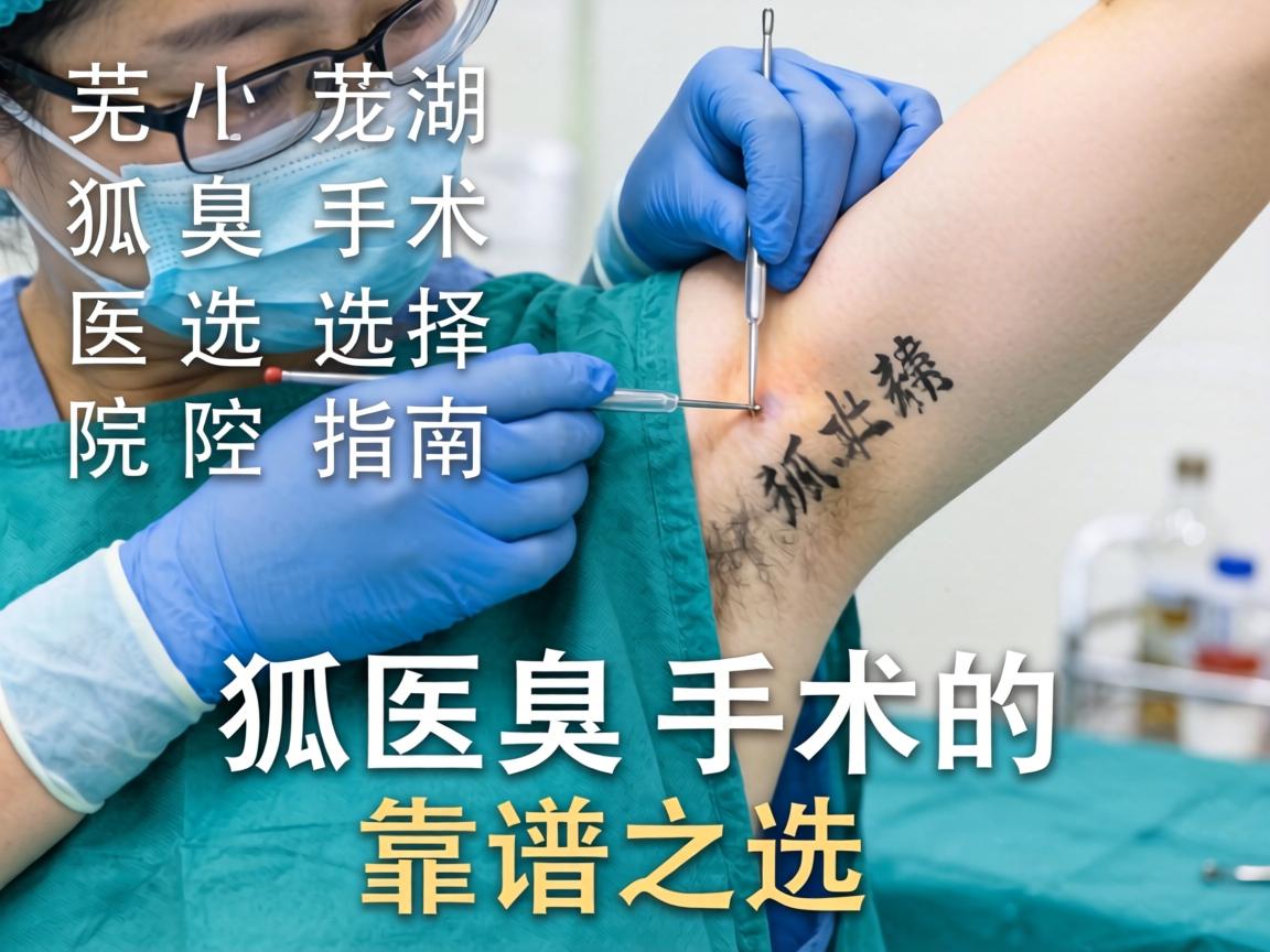 芜湖狐臭手术医院选择指南，详解狐臭手术的靠谱之选