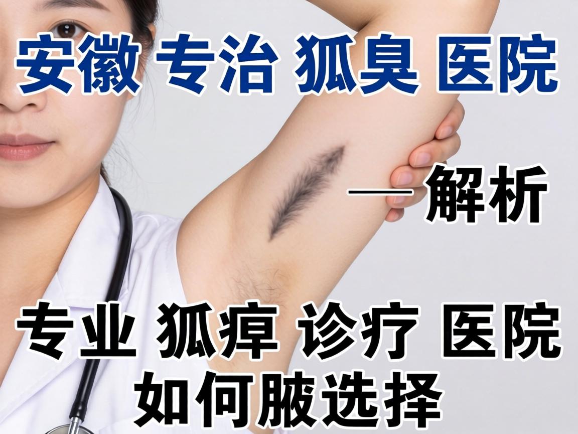 安徽专治狐臭医院解析，专业狐臭诊疗医院如何选择