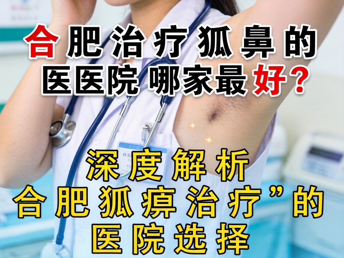 合肥治疗狐臭的医院哪家最好？深度解析合肥狐臭治疗的医院选择