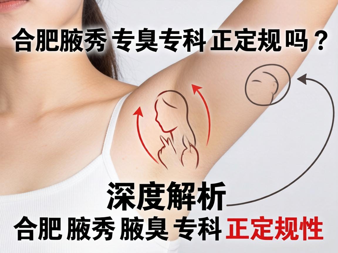 合肥腋秀腋臭专科正规吗？深度解析合肥腋秀腋臭专科的正规性