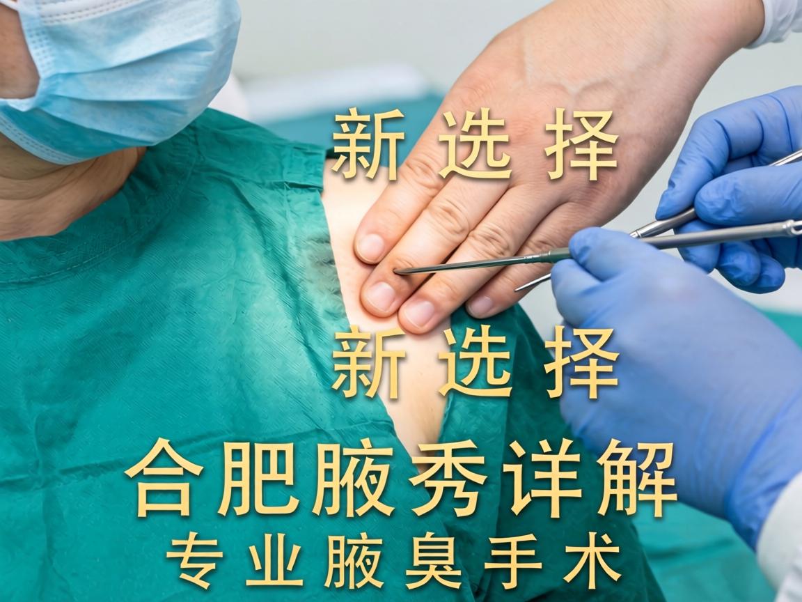 腋臭手术新选择，合肥腋秀详解专业腋臭手术