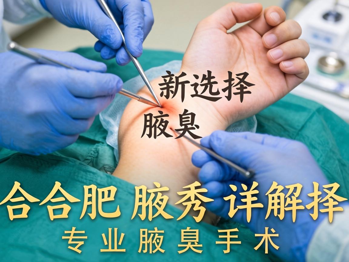 腋臭手术新选择，合肥腋秀详解专业腋臭手术