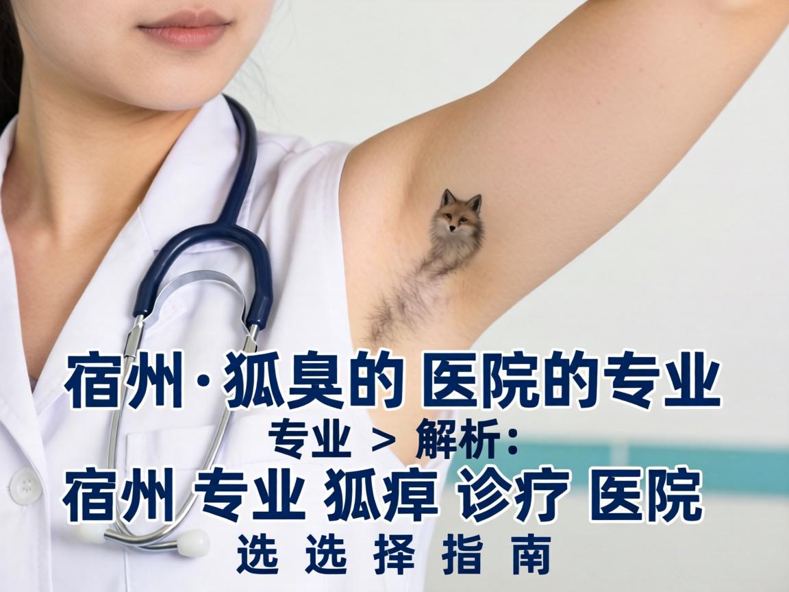 宿州狐臭医院专业解析，宿州专业狐臭诊疗医院的选择指南