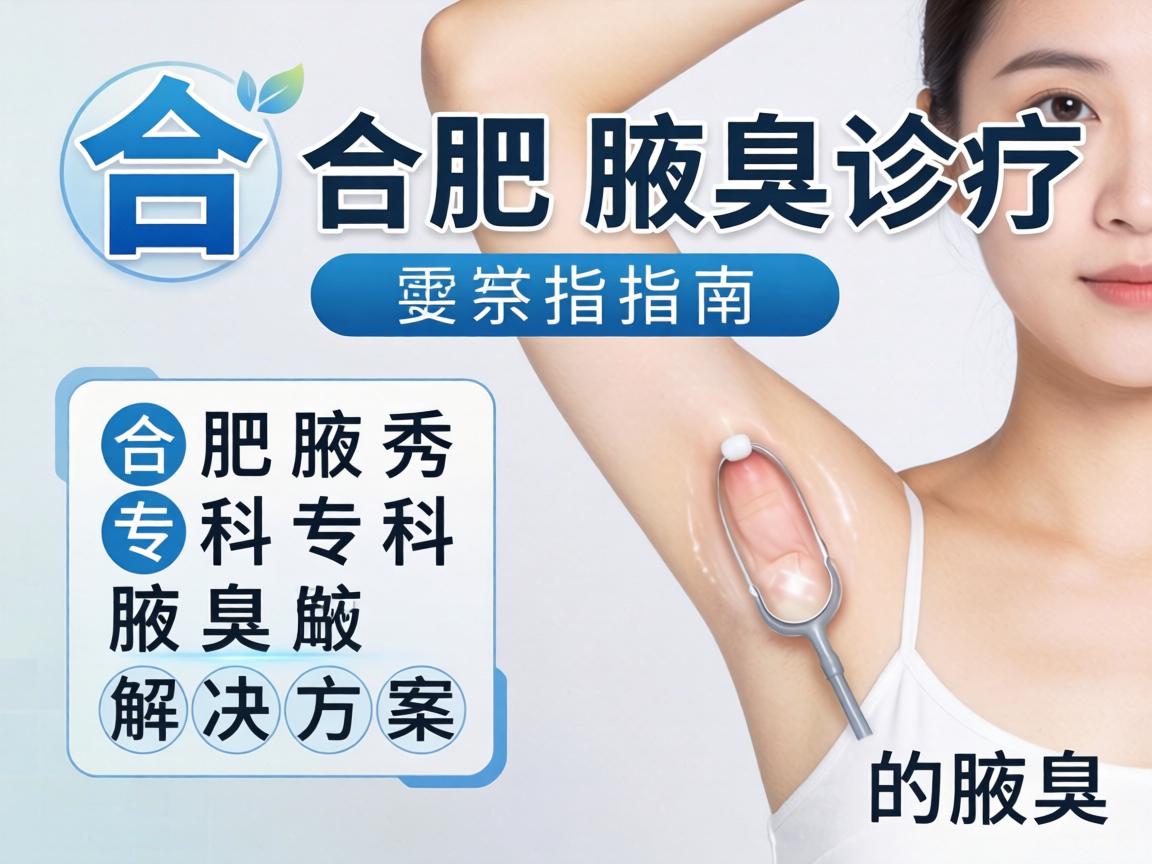 合肥腋臭诊疗指南，解析合肥腋秀专科的腋臭解决方案