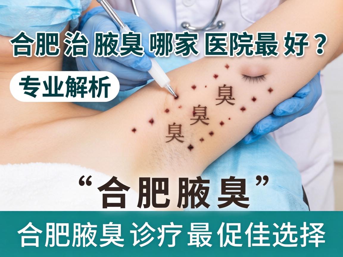 合肥治腋臭哪家医院最好？专业解析合肥腋臭诊疗最佳选择