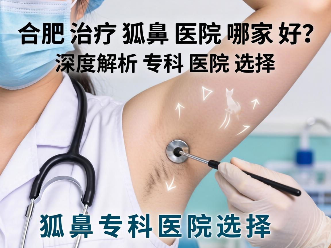 合肥治疗狐臭医院哪家好？深度解析狐臭专科医院选择