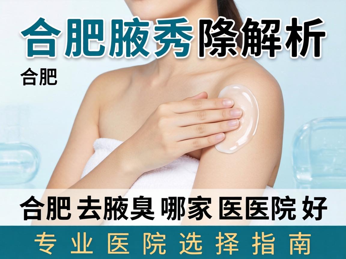 合肥腋秀解析，合肥去腋臭哪家医院好，专业医院选择指南