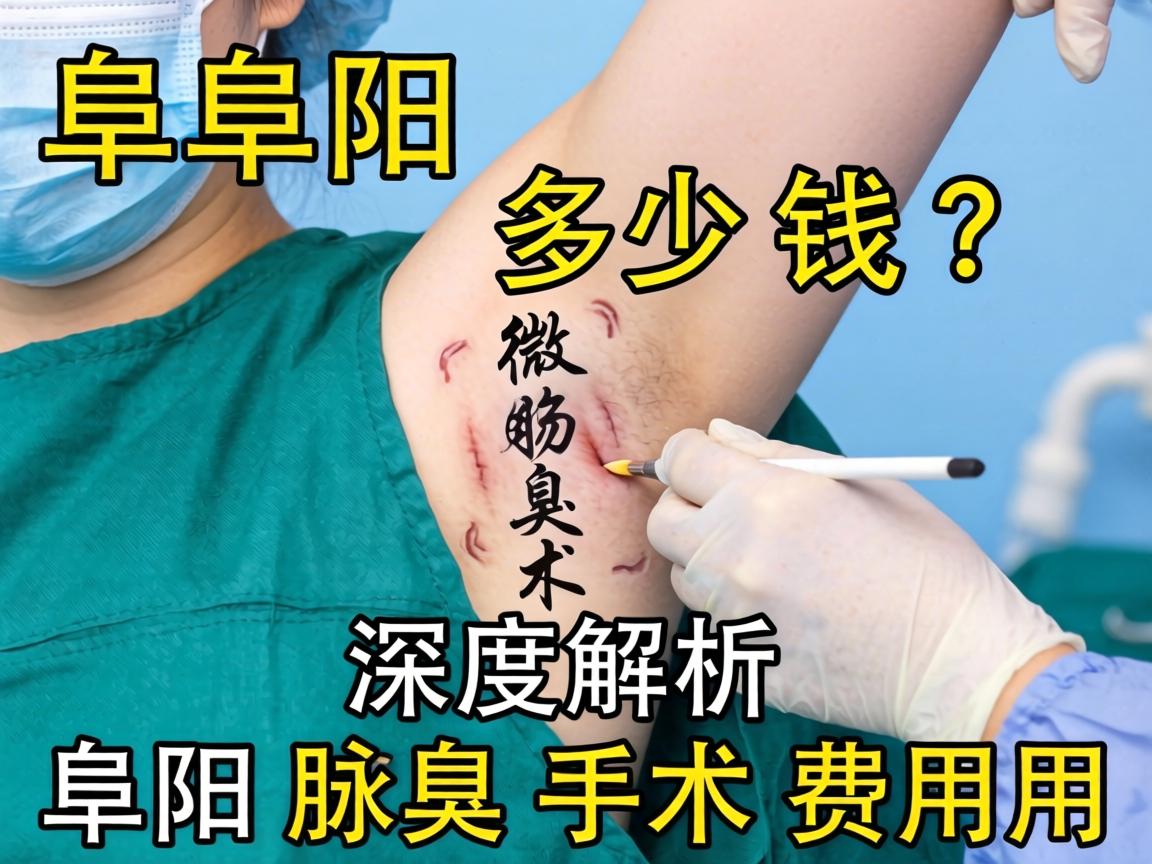 阜阳腋臭微创手术多少钱？深度解析阜阳腋臭手术费用