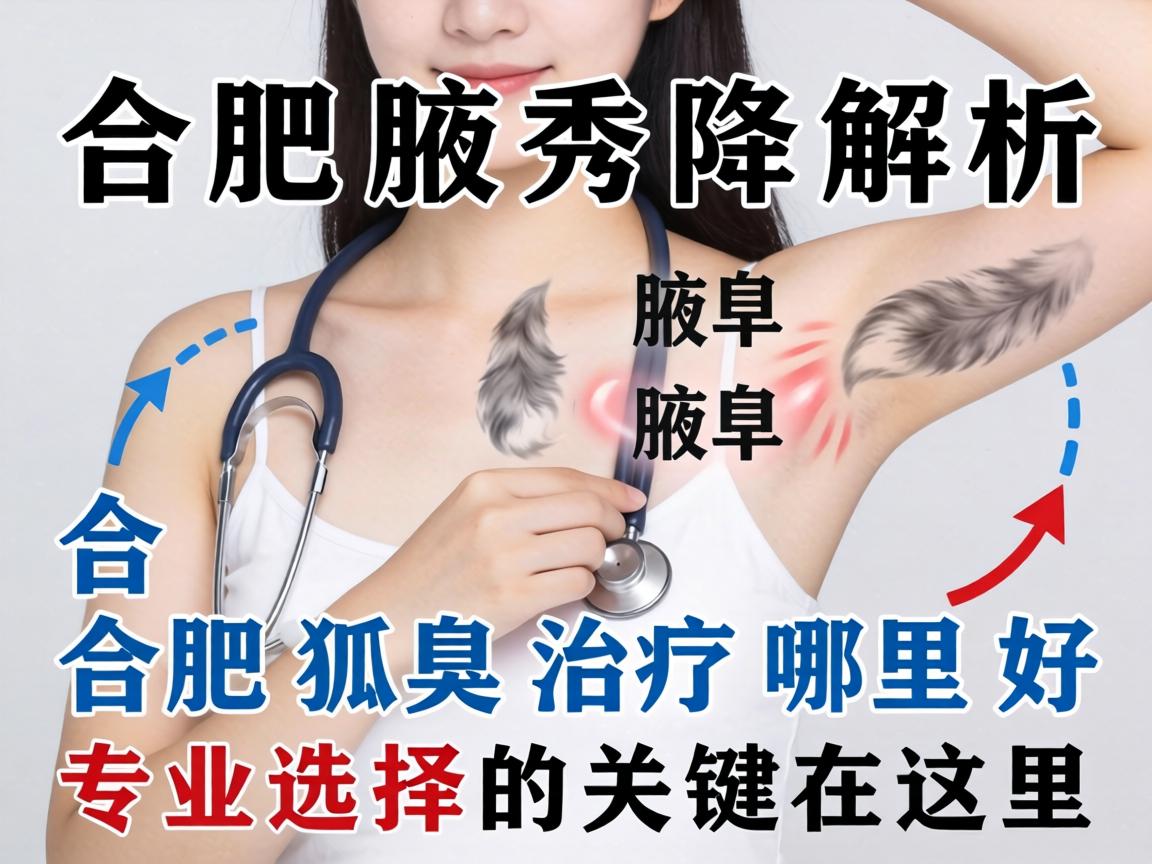 合肥腋秀解析，合肥狐臭治疗哪里好，专业选择的关键在这里