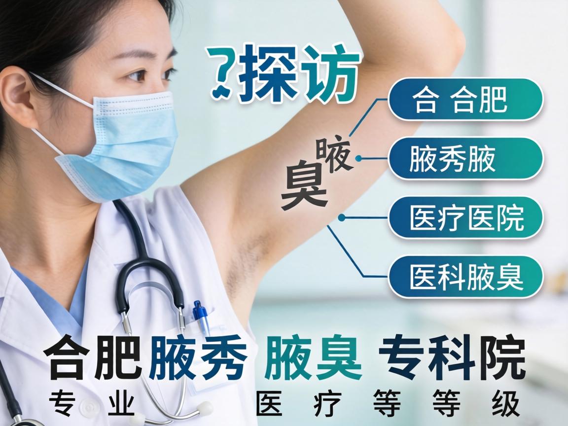 探访合肥腋秀医院，解析合肥腋秀腋臭专科的专业医疗等级