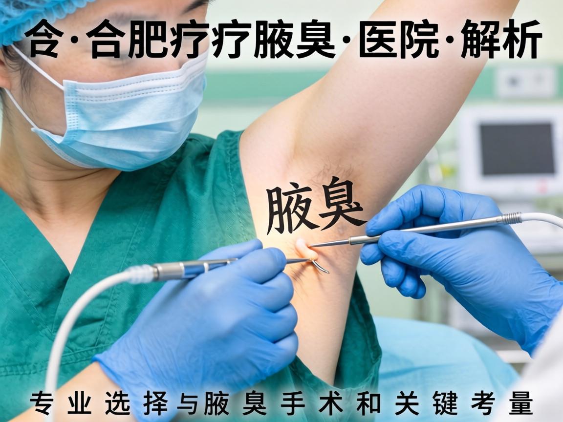 合肥腋臭手术医院解析，专业选择与腋臭手术的关键考量