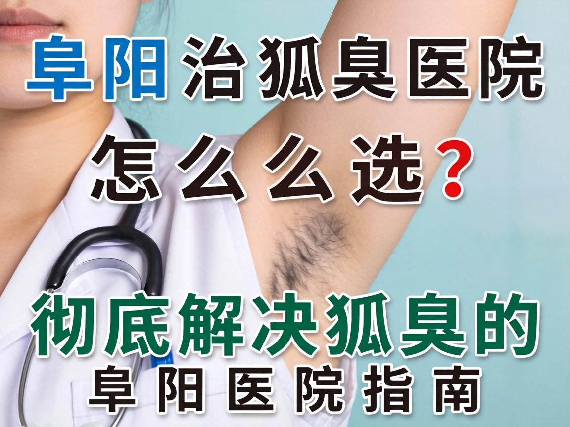 阜阳治狐臭医院怎么选？彻底解决狐臭的阜阳医院指南