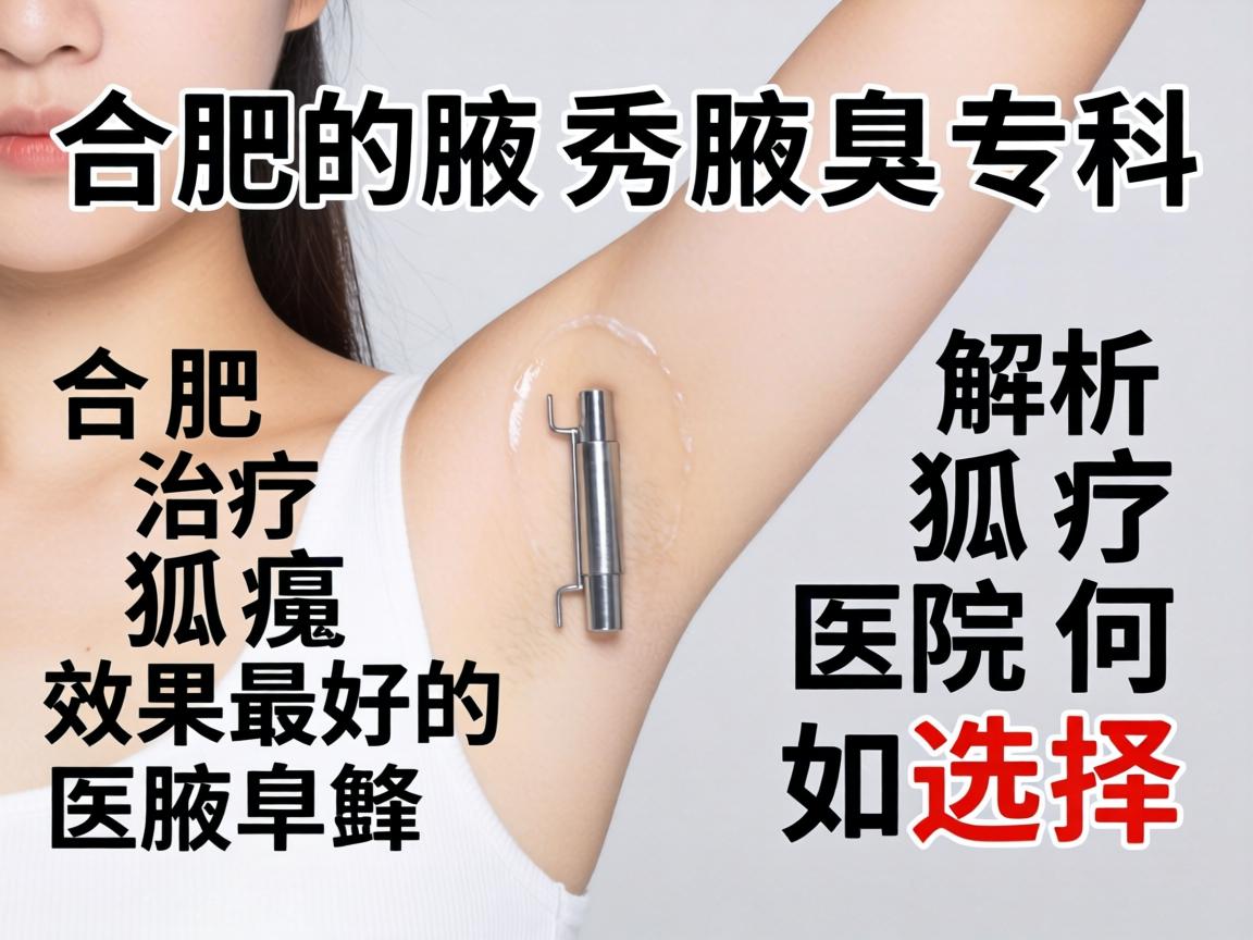 合肥腋秀腋臭专科解析，合肥治疗狐臭效果最好的医院如何选择