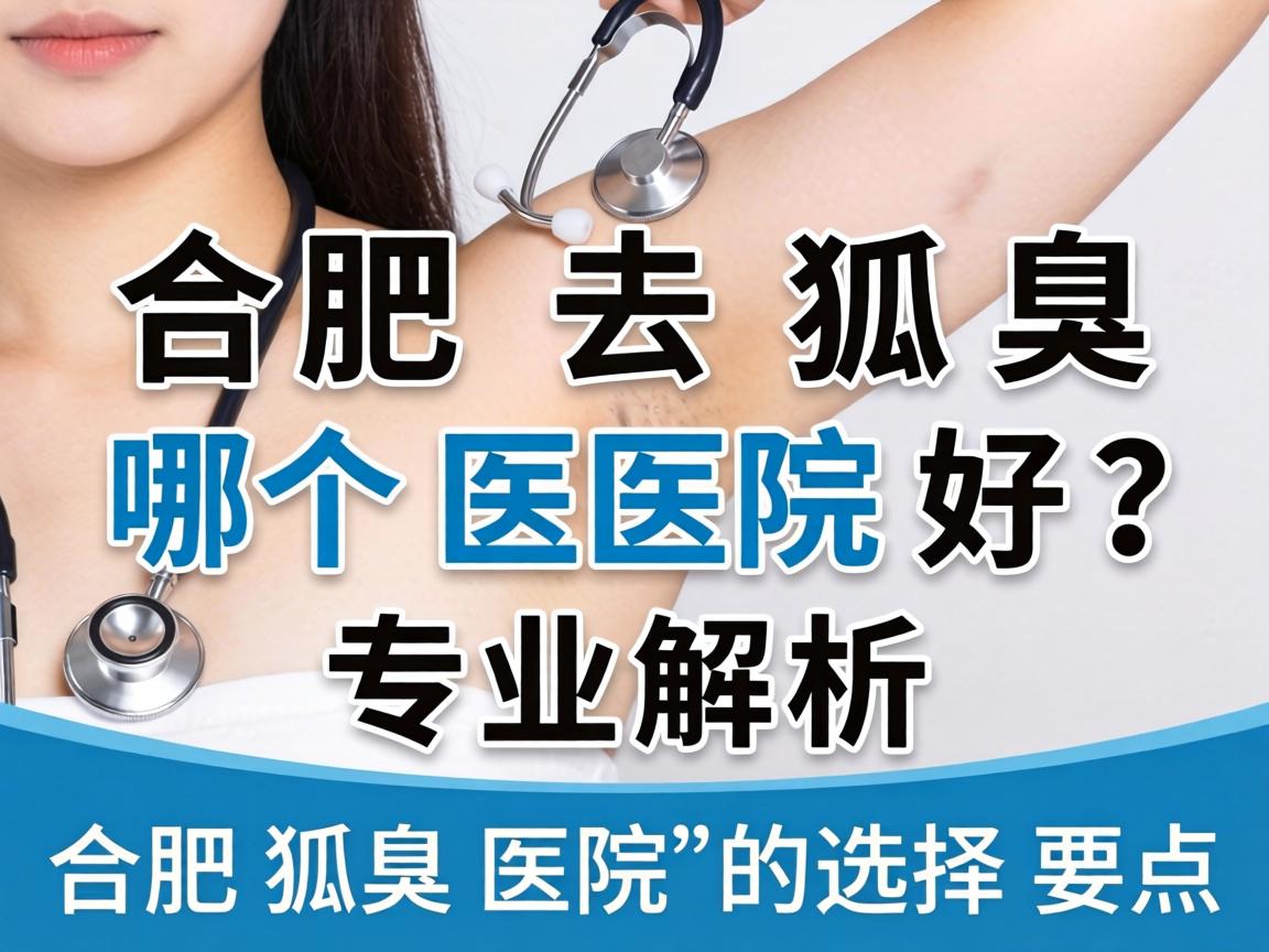 合肥去狐臭哪个医院好？专业解析合肥狐臭医院的选择要点