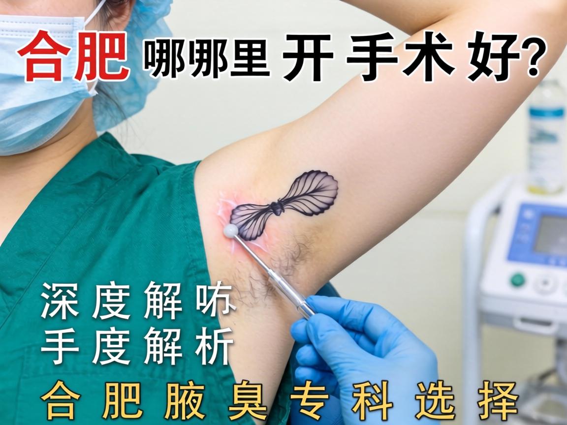 合肥哪里开腋臭手术好？深度解析合肥腋臭专科选择