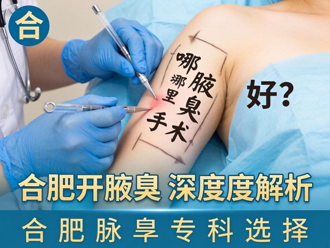 合肥哪里开腋臭手术好？深度解析合肥腋臭专科选择