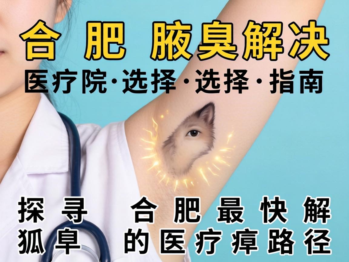 合肥腋臭解决医院选择指南，探寻合肥最快解决狐臭的医疗路径