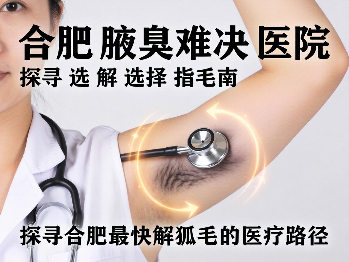 合肥腋臭解决医院选择指南，探寻合肥最快解决狐臭的医疗路径