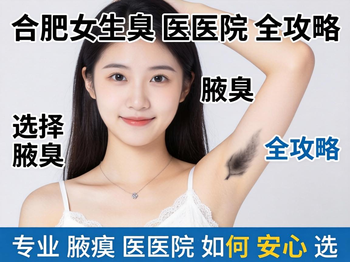 合肥女生选择腋臭医院全攻略，专业腋臭医院如何安心选