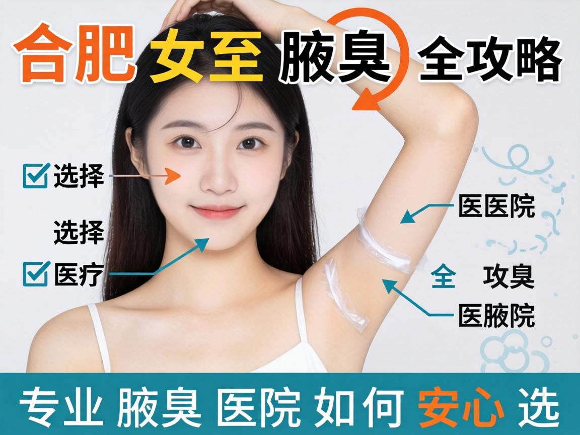 合肥女生选择腋臭医院全攻略，专业腋臭医院如何安心选