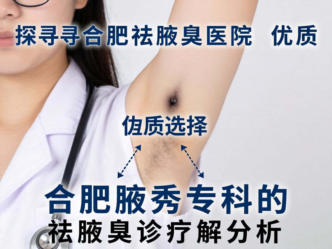 探寻合肥祛腋臭医院优质选择，合肥腋秀专科的祛腋臭诊疗解析