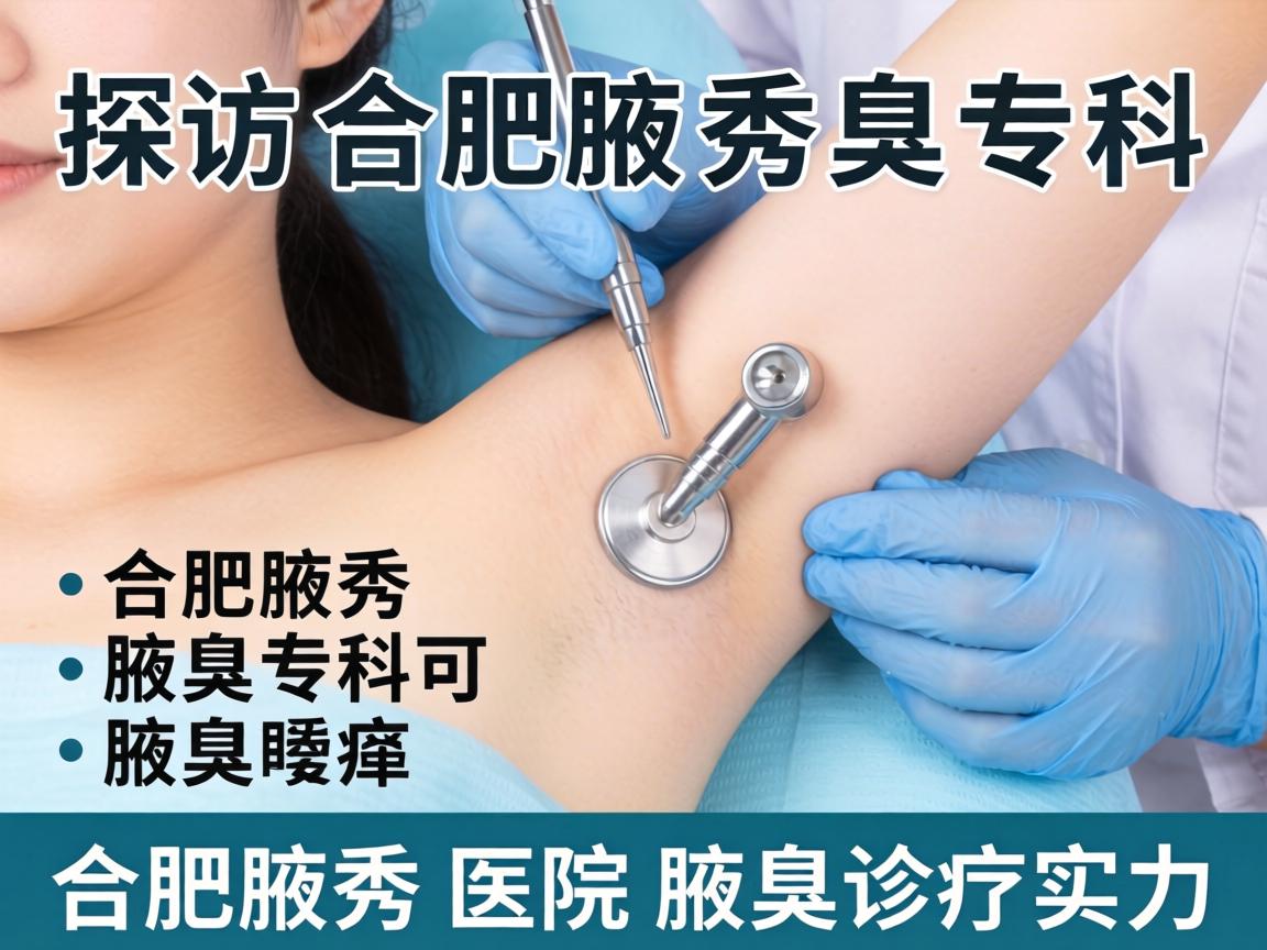 探访合肥腋秀腋臭专科，详解合肥腋秀医院腋臭诊疗实力