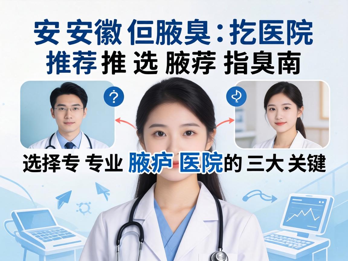 安徽腋臭医院推荐指南，选择专业腋臭医院的三大关键