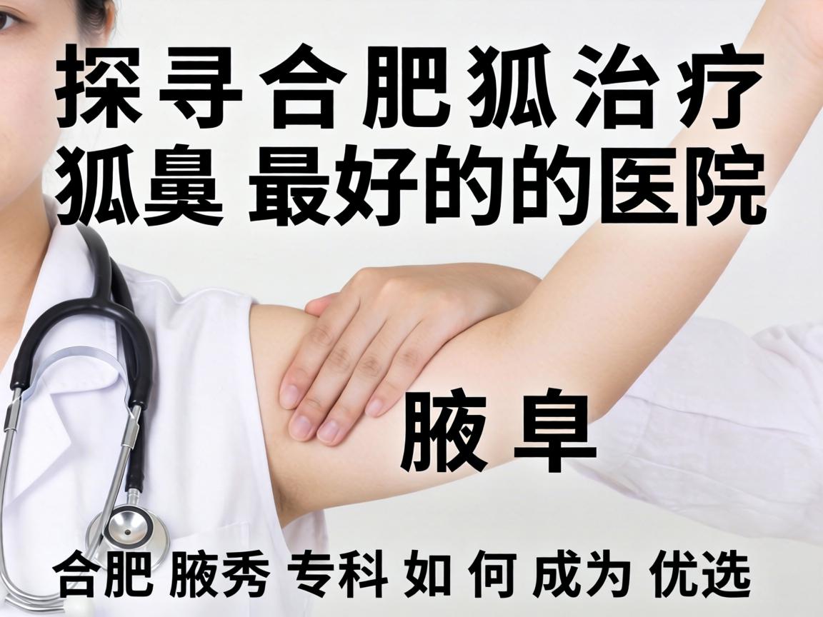 探寻合肥治疗狐臭最好的医院，合肥腋秀专科如何成为优选