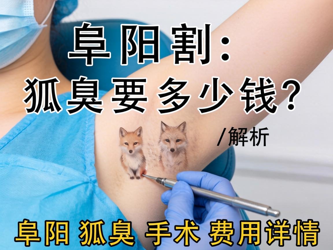 阜阳割狐臭要多少钱？解析阜阳狐臭手术费用详情