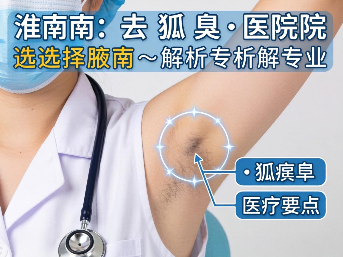 淮南去狐臭医院选择指南，解析专业狐臭医疗要点