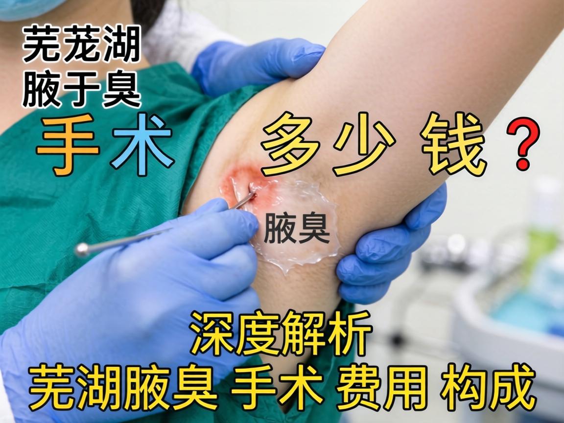 芜湖腋臭手术多少钱？深度解析芜湖腋臭手术费用构成