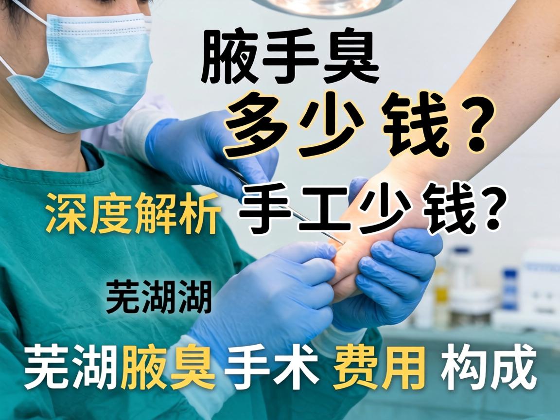 芜湖腋臭手术多少钱？深度解析芜湖腋臭手术费用构成