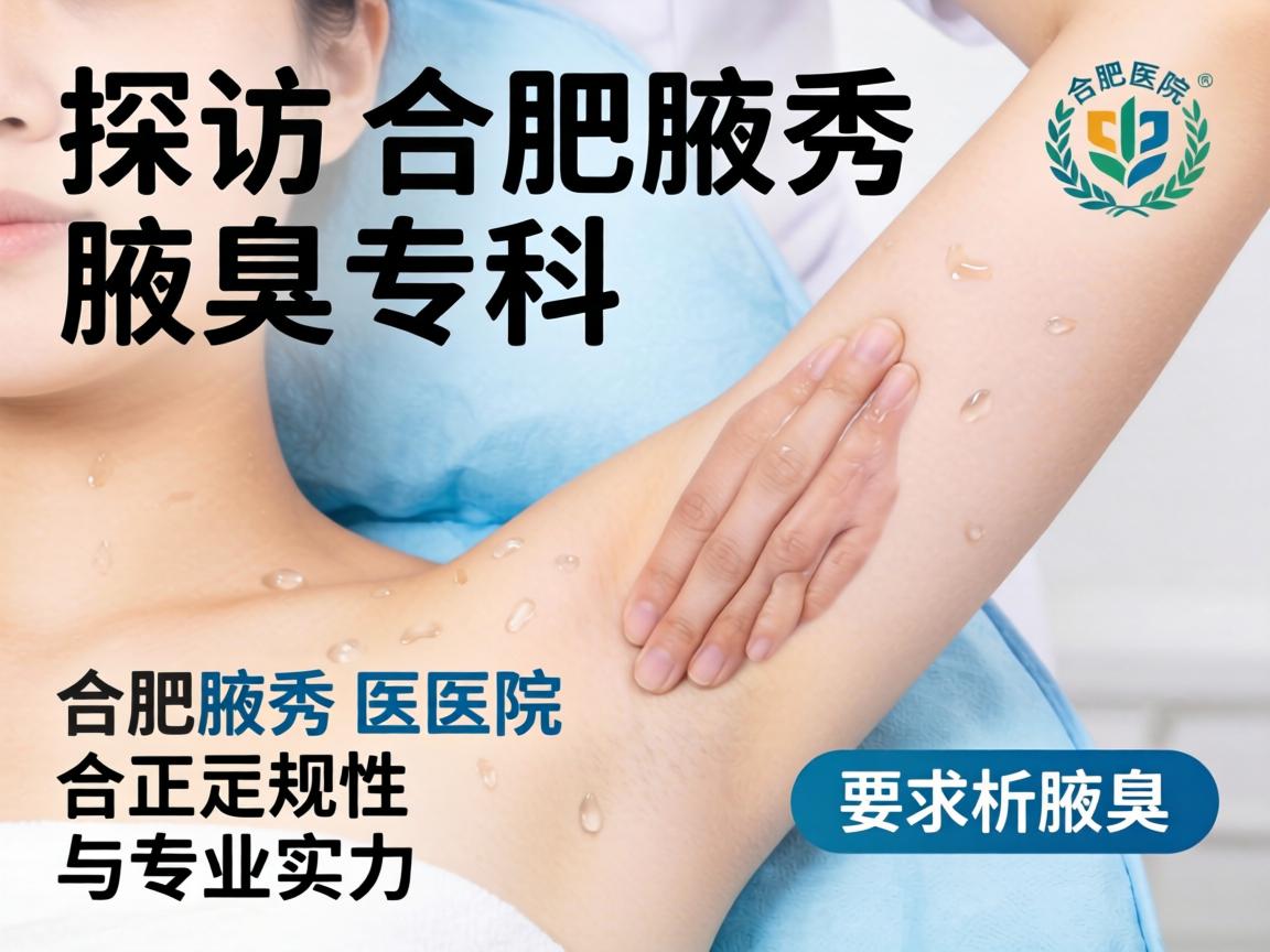 探访合肥腋秀腋臭专科，解析合肥腋秀医院的正规性与专业实力
