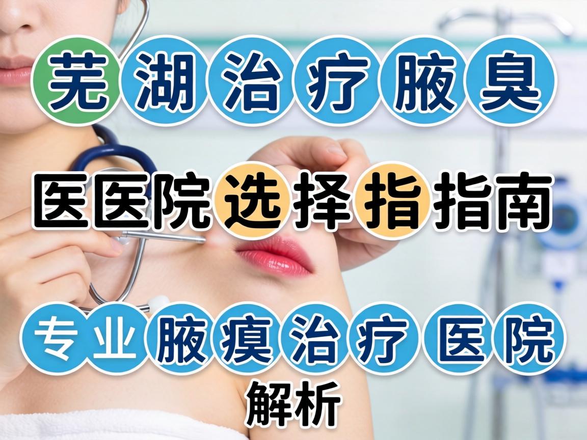 芜湖治疗腋臭医院选择指南，专业腋臭治疗医院解析