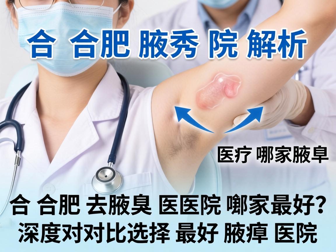 合肥腋秀解析，合肥去腋臭医院哪家最好？深度对比选择最好腋臭医院