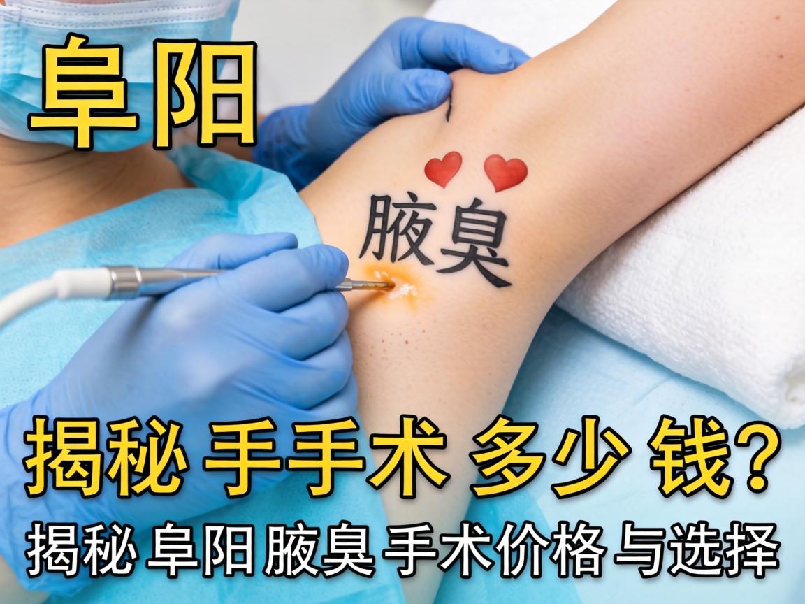 阜阳腋臭手术多少钱？揭秘阜阳腋臭手术价格与选择