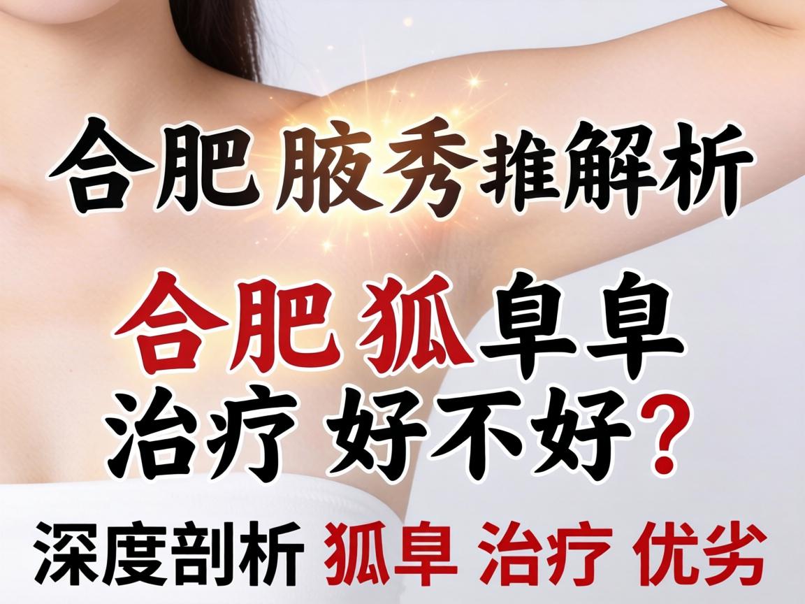 合肥腋秀解析，合肥狐臭治疗好不好？深度剖析狐臭治疗优劣