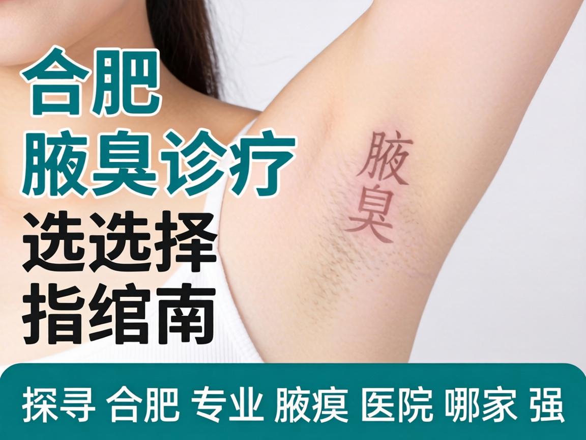 合肥腋臭诊疗选择指南，探寻合肥专业腋臭医院哪家强