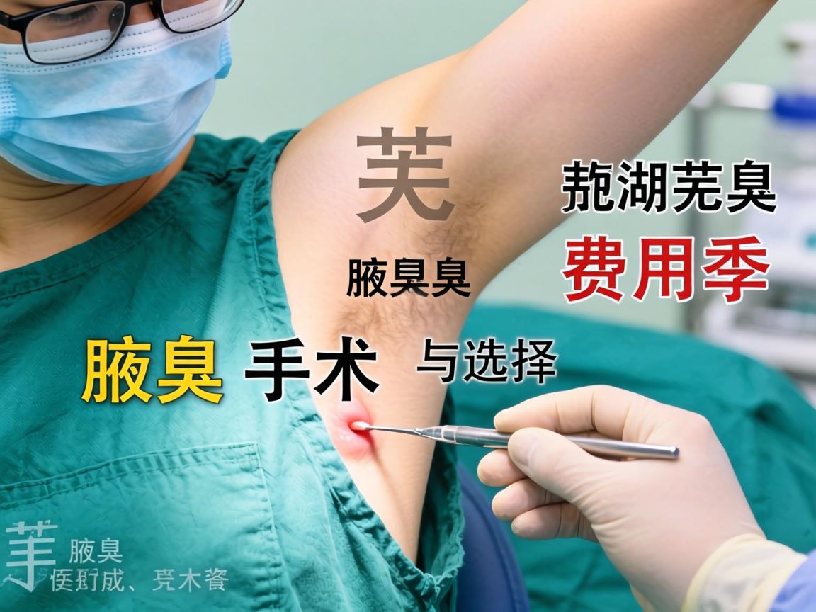 解析芜湖腋臭手术费用，详述腋臭手术费用的构成与选择