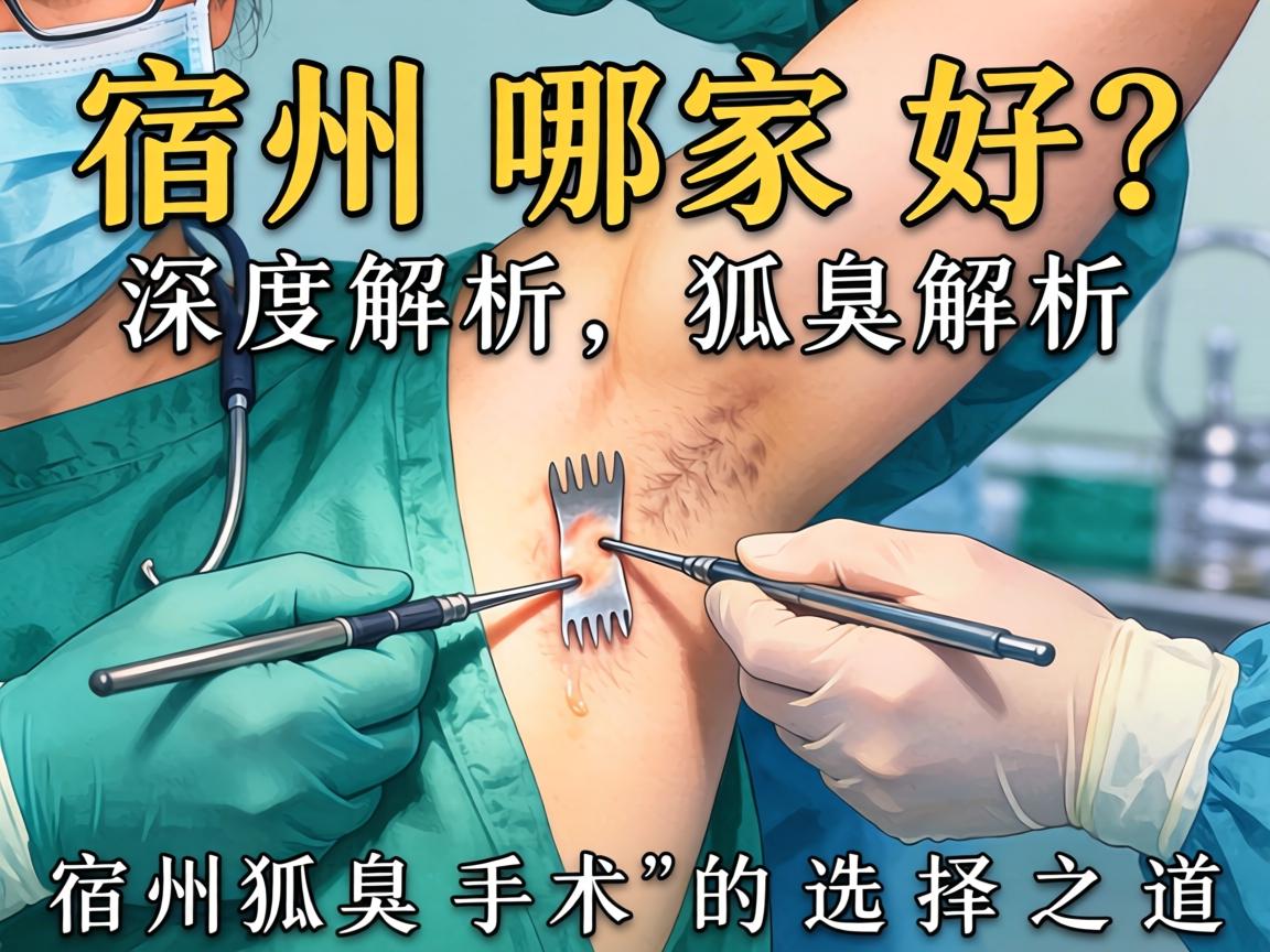 宿州狐臭手术哪家好？深度解析宿州狐臭手术的选择之道