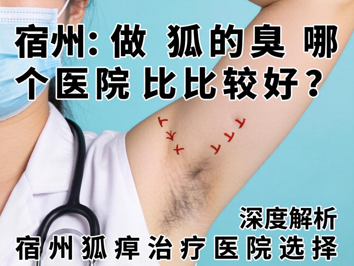 宿州做狐臭哪个医院比较好？深度解析宿州狐臭治疗医院选择