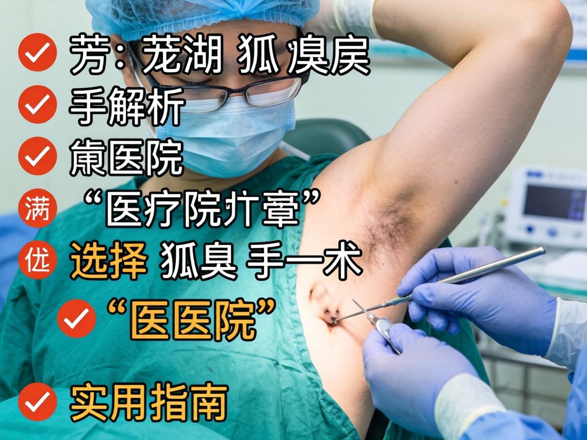 芜湖狐臭手术医院解析,选择狐臭手术医院的实用指南 芜湖狐臭手术医院解析,选择狐臭手术医院的实用指南