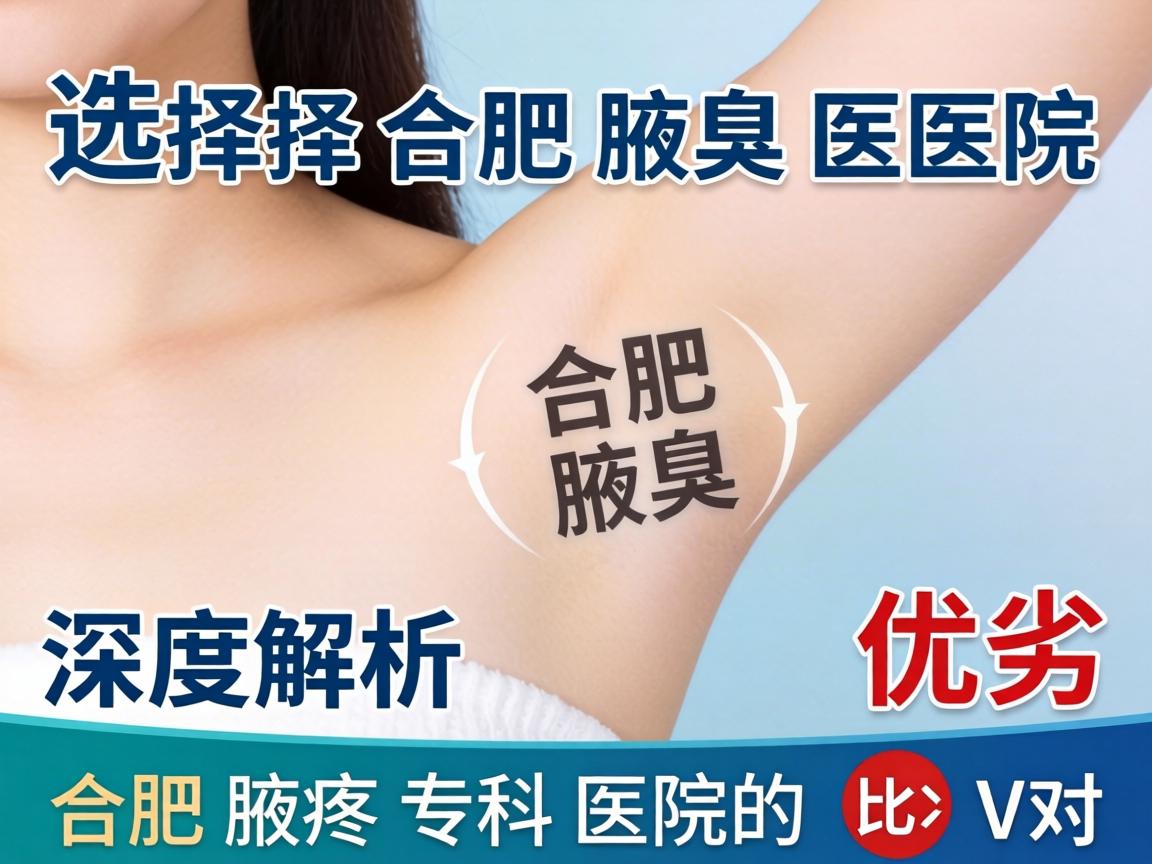 选择合肥腋臭医院，深度解析合肥腋臭专科医院的优劣对比